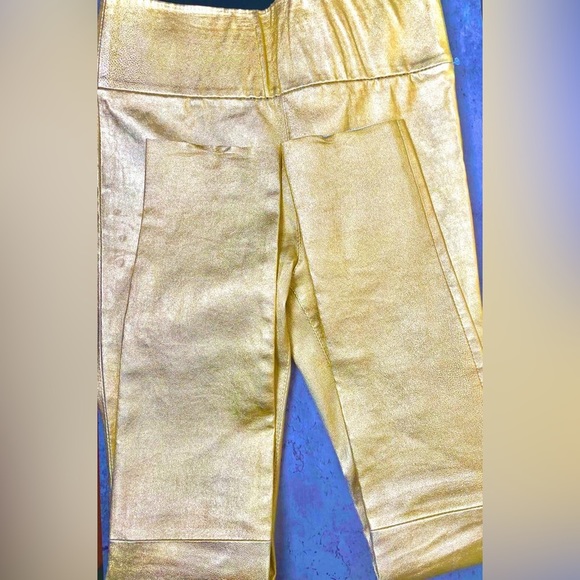 SPRWMN coated metallic stretch leather leggings size xs - Picture 9 of 10
